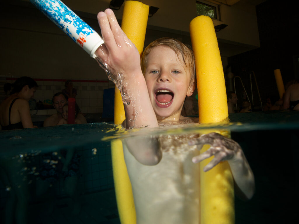 Spaß beim Schwimmen